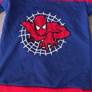 Marvel Spider-Man Blue and Red Sweater